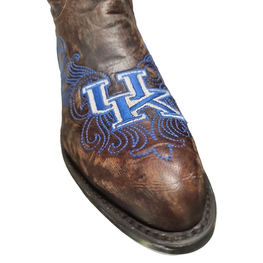 University of Kentucky Wildcats Cowgirl Boots, Woman's Size 7 NWT Embroidered - Picture 3 of 12